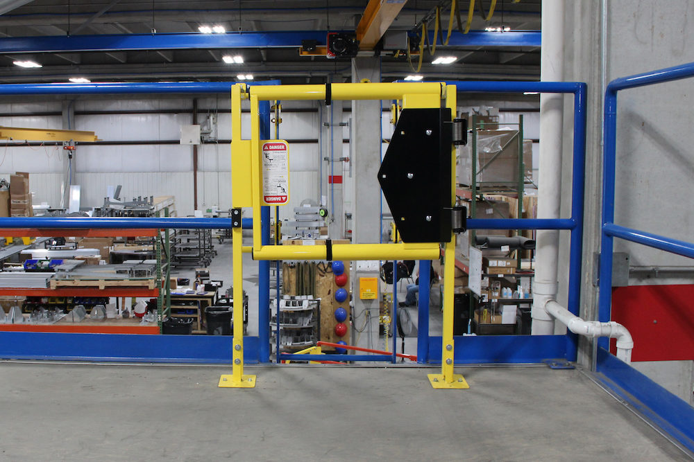 EdgeHalt Ladder Safety Gates with Slam-Proof technology